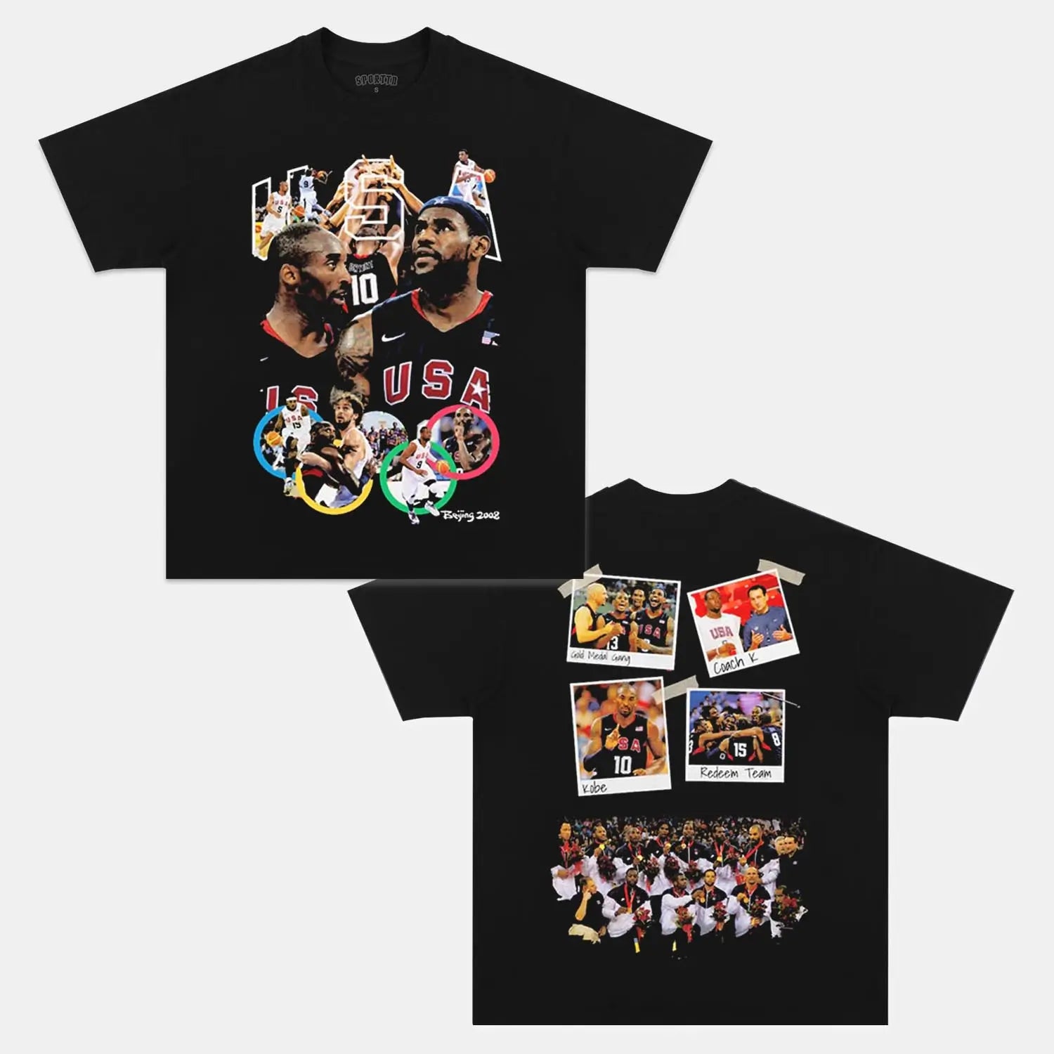 2008 USA TEAM VINTAGE TEE 4D