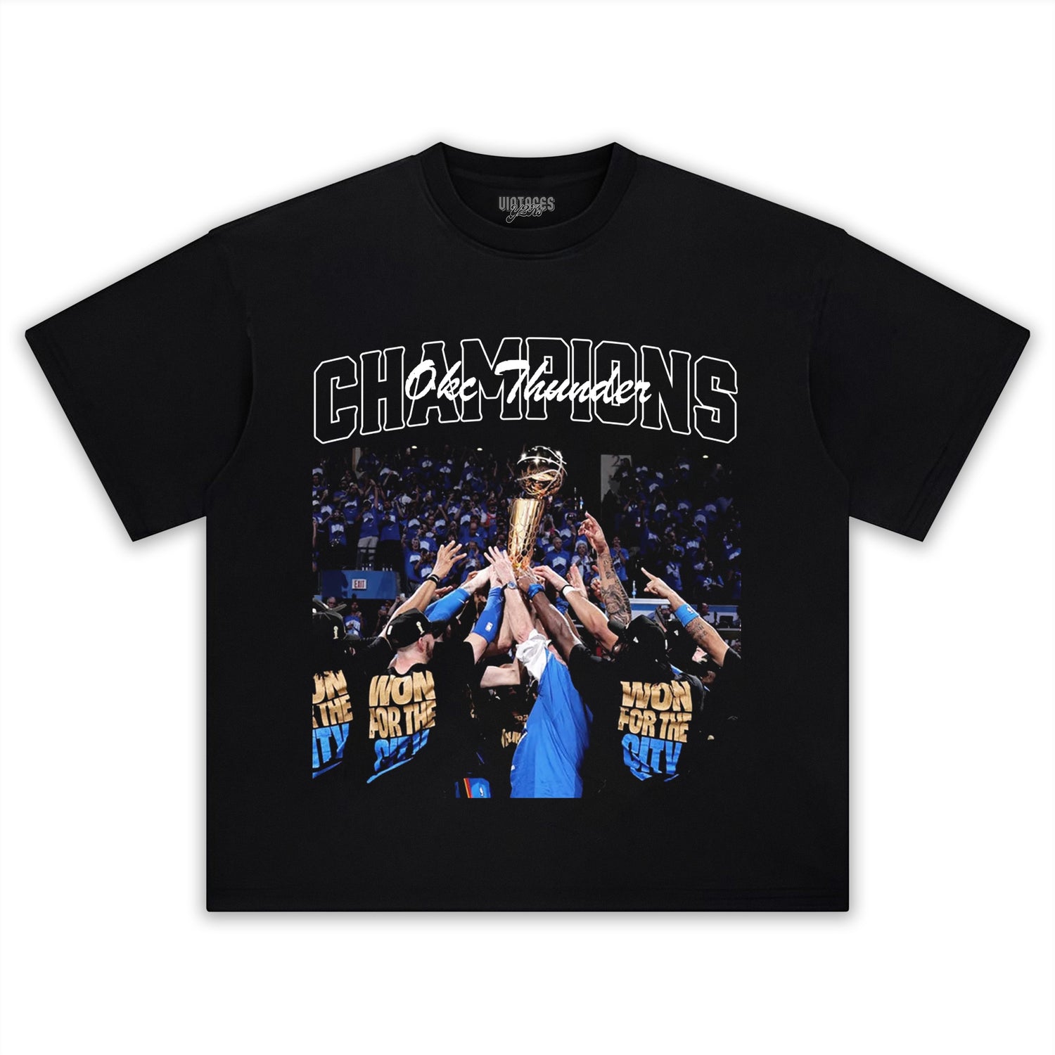 2025 OKLAHOMA CITY THUNDER y2k TEE