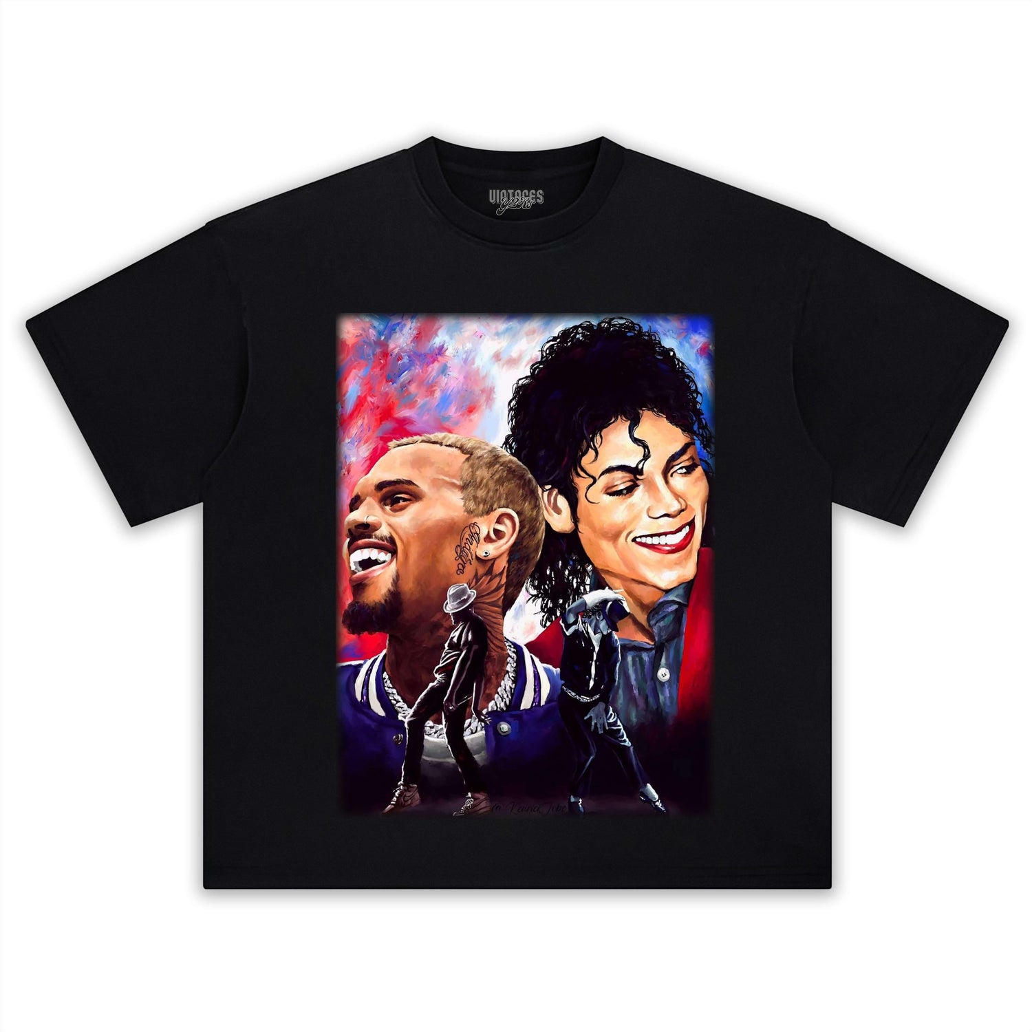 CHRIS BROWN & MICHAEL JACKSON TEE