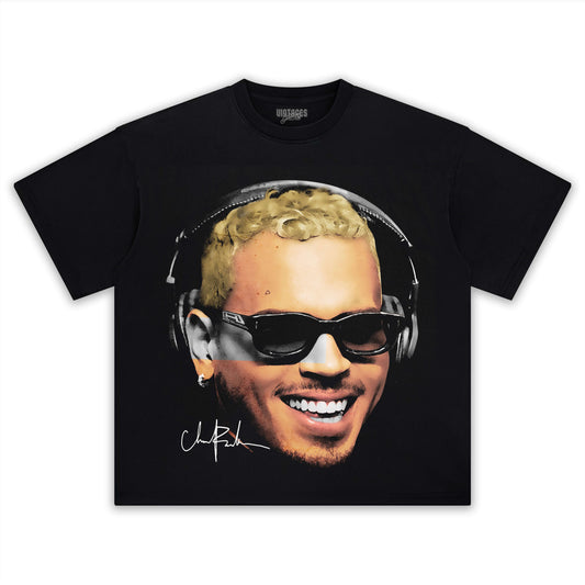 CHRIS BROWN 2025 BIG FACE TEE