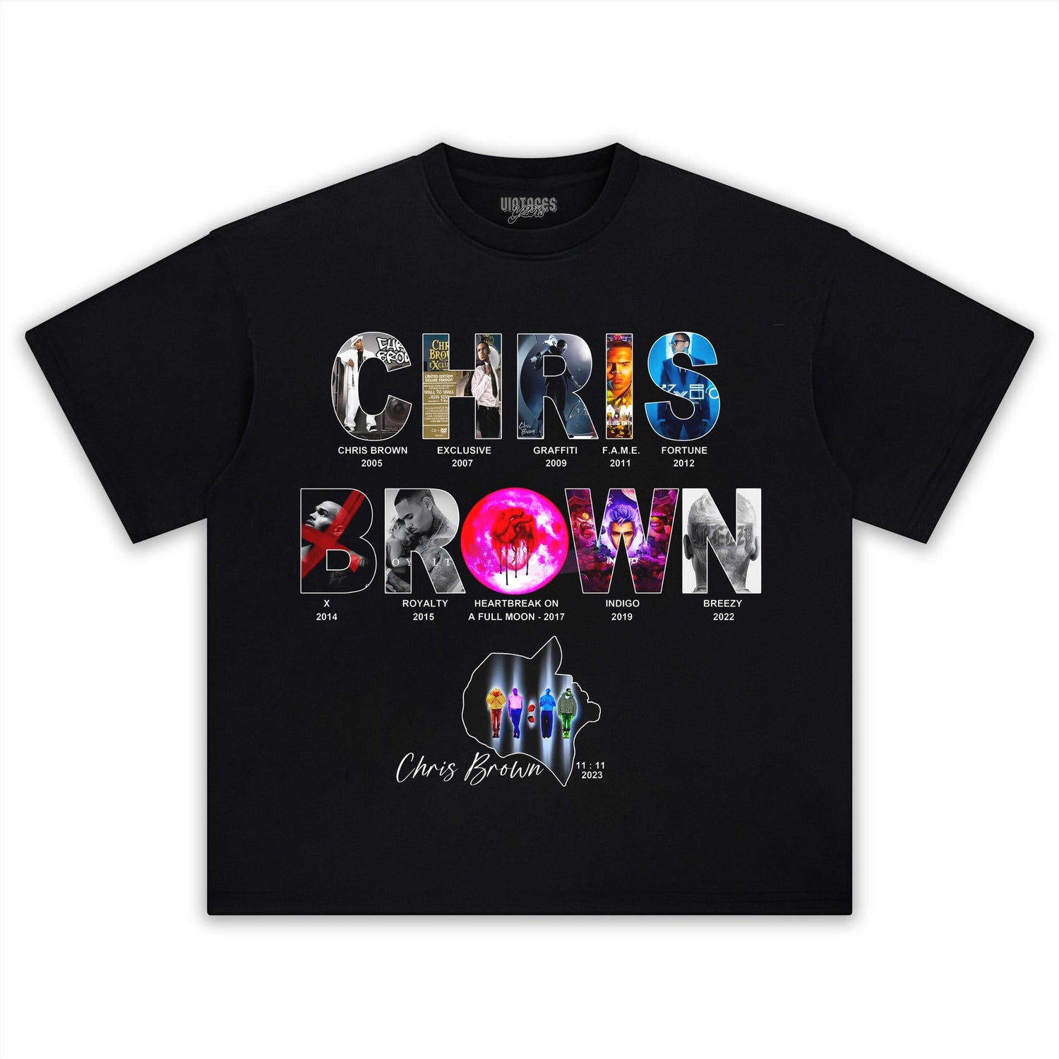 CHRIS BROWN ALBUM TEE