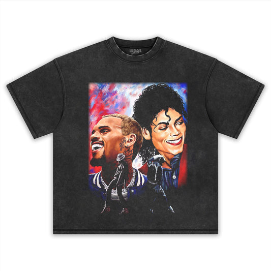 CHRIS BROWN & MICHAEL JACKSON TEE