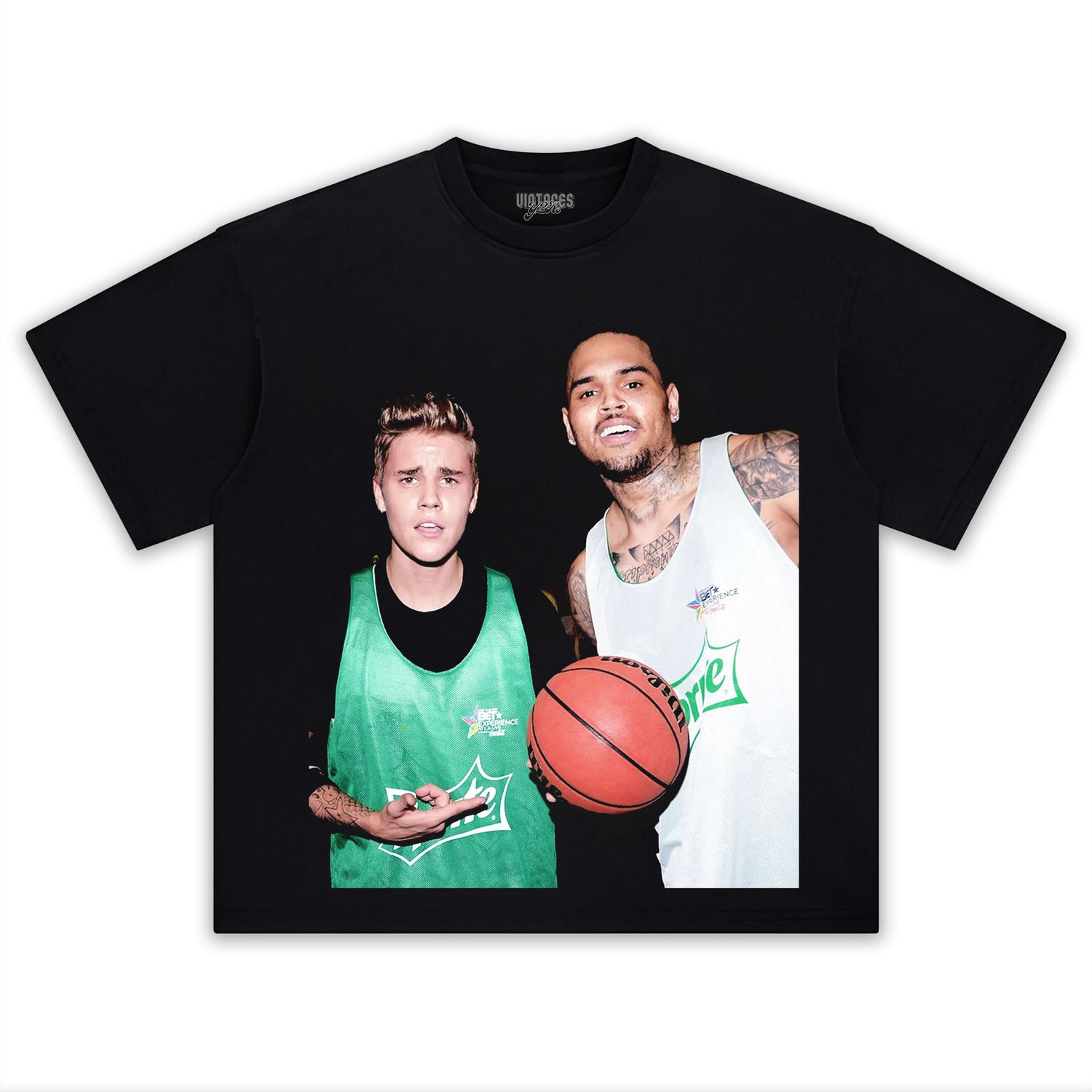 JUSTIN BIEBER & CHRIS BROWN TEE