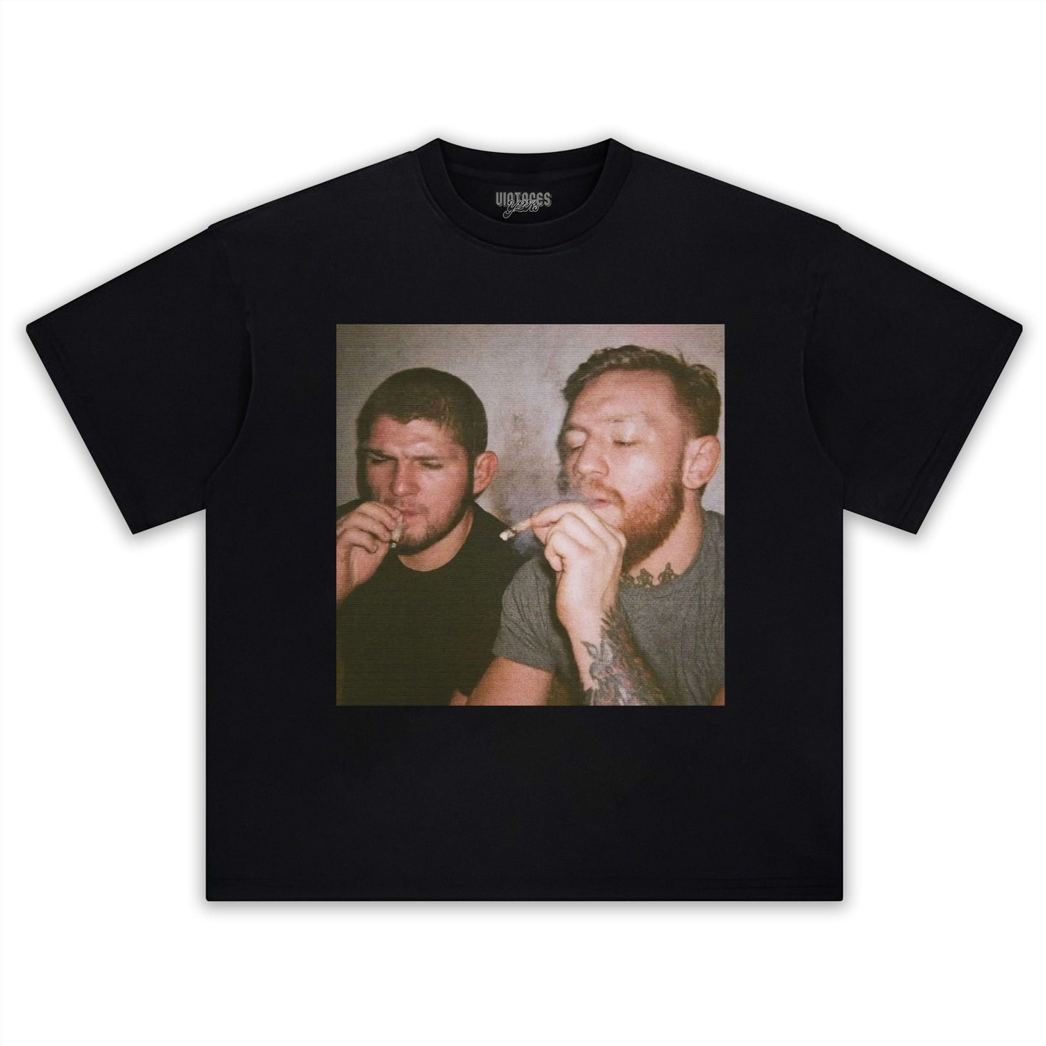 KHAMZAT CHIMAEV & CONOR MCGREGOR SMOKING TOGETHER TEE