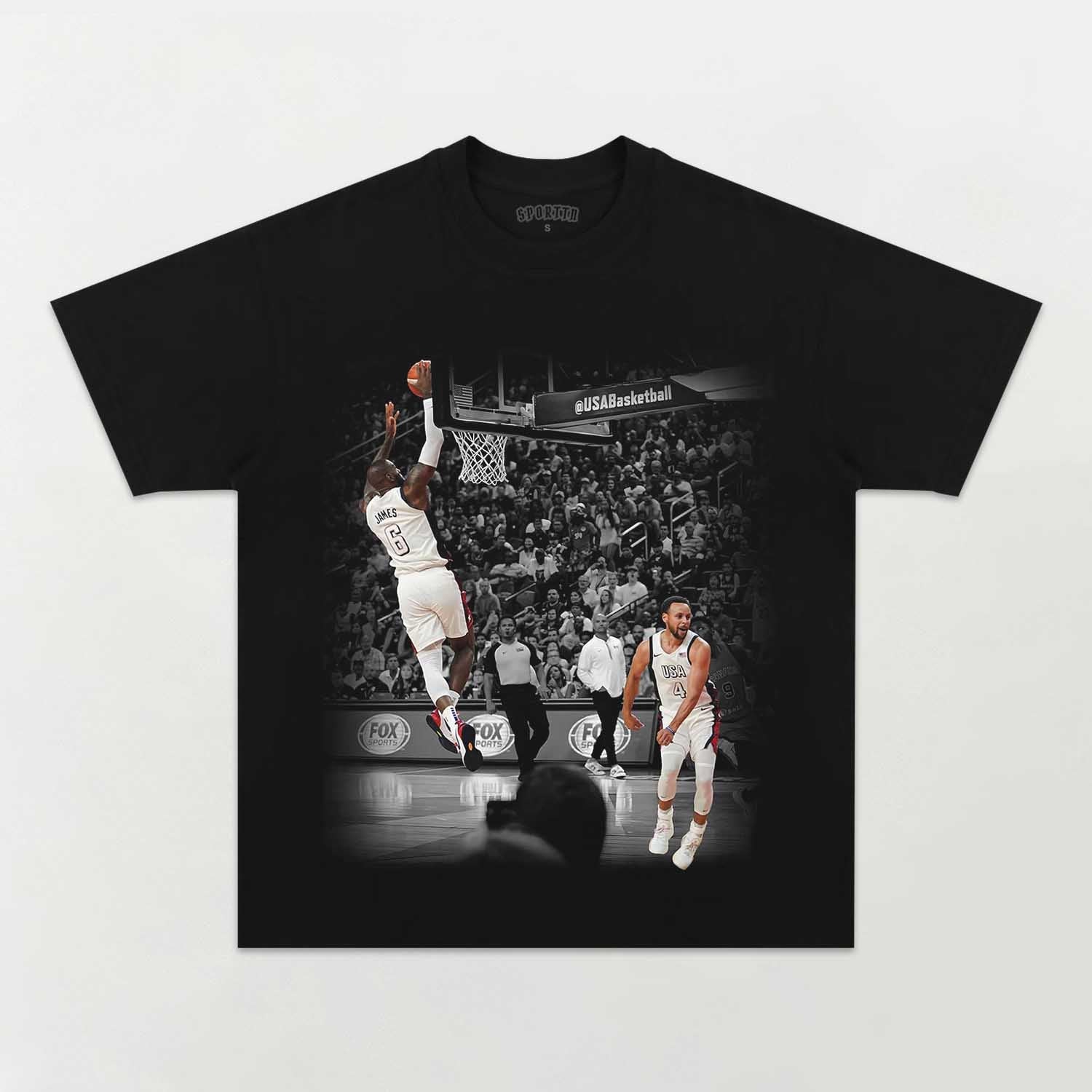 LEBRON JAMES A STEPHEN CURRY TEE