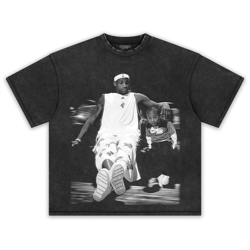 LEBRON JAMES& BROONY 3V T-PAITA