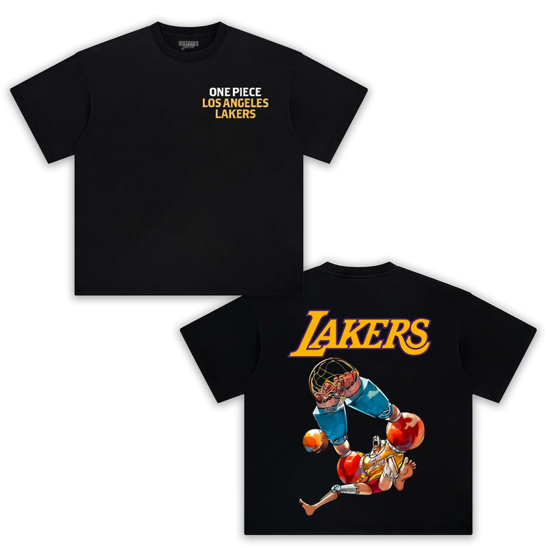Los Angeles Lakers x One Piece -Fracky T -Shirt 2