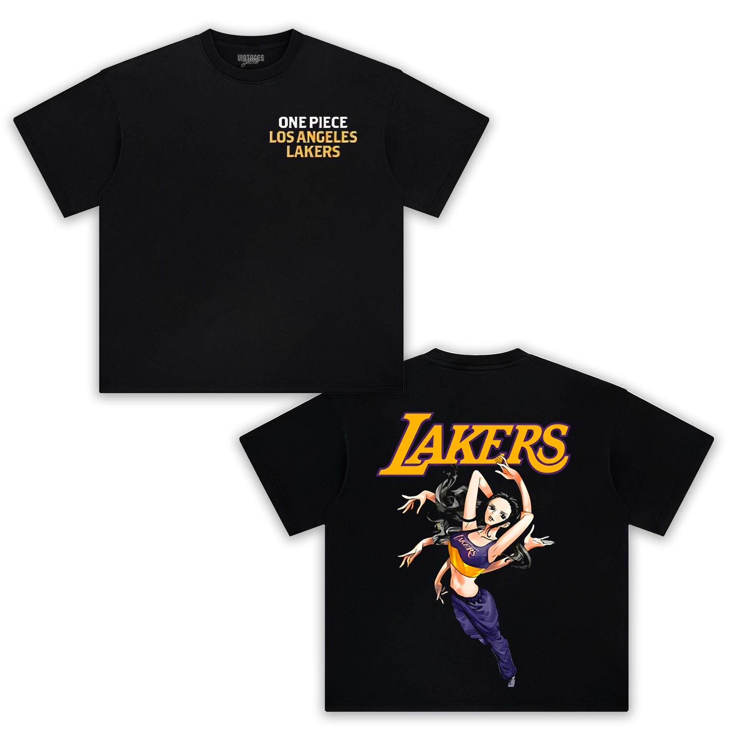 LOS ANGELES LAKERS X ONE PIECE -ROBIN TEE