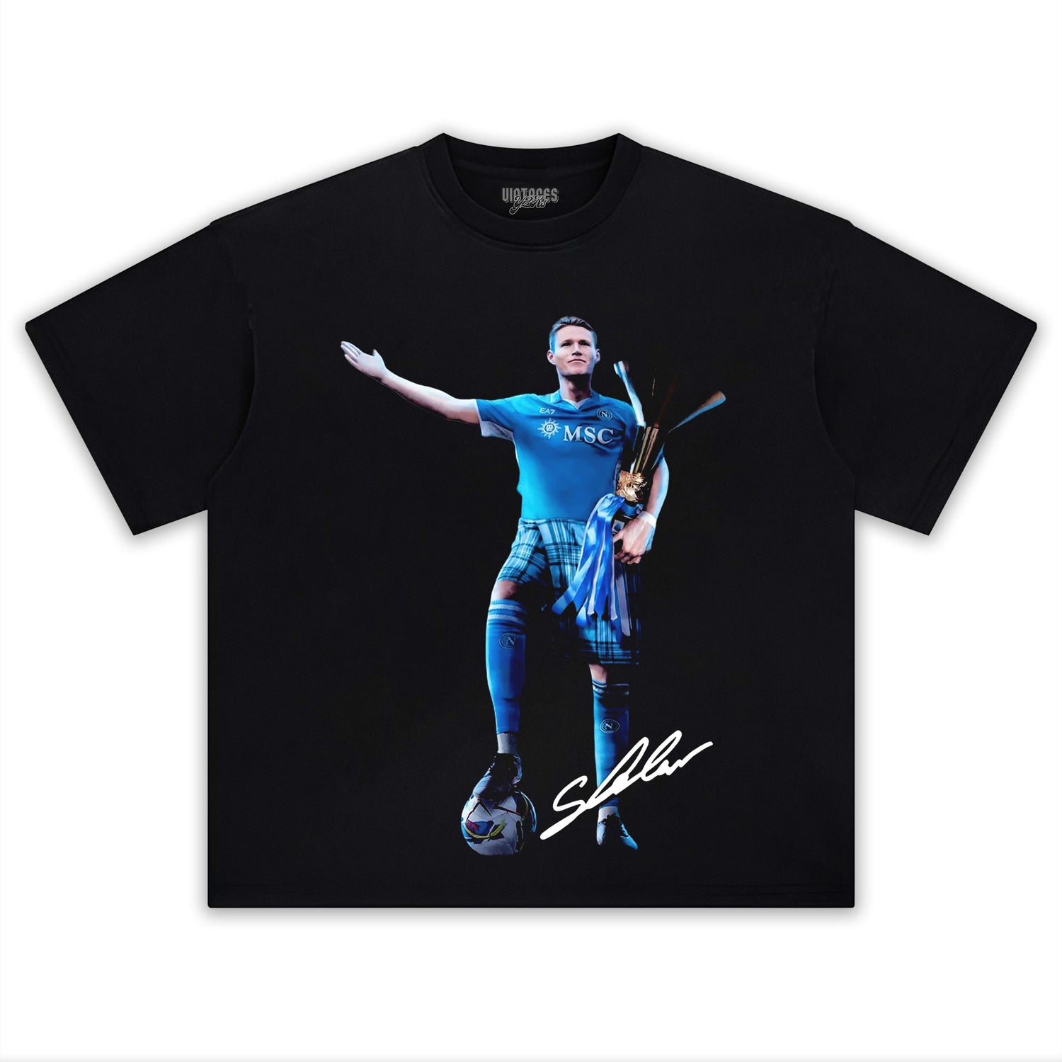 NAPOLI WIN 4TH SERIE A TITLE TEE V2