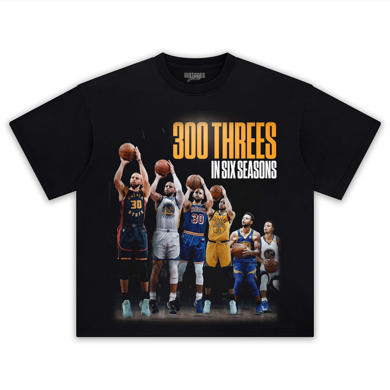 Stephen Curry 300 trojice InsixSasons Tee