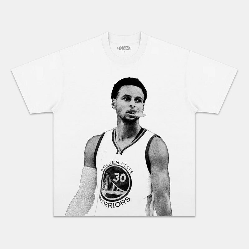 Stephen Curry White Tee