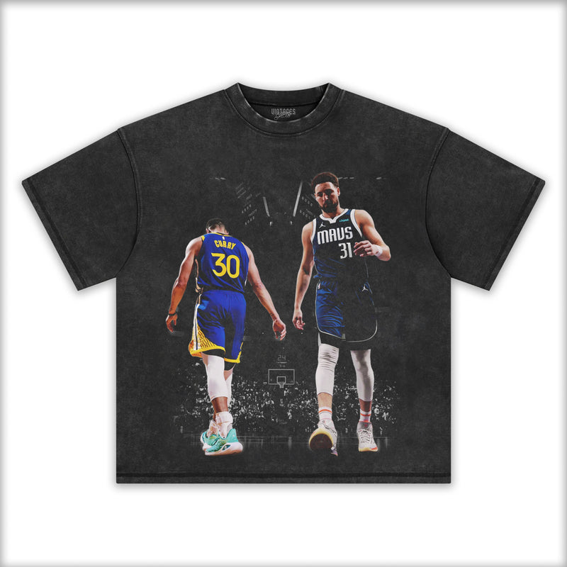 STEPHEN CURRY & KLAY THOMPSON T-SKJORTE