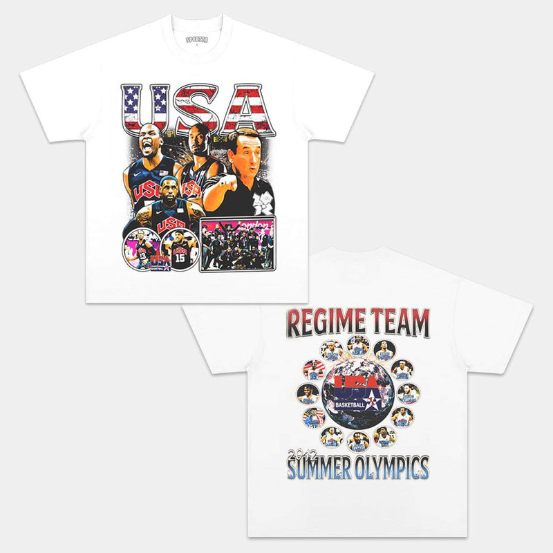 USA Team Vintage V8 Tee