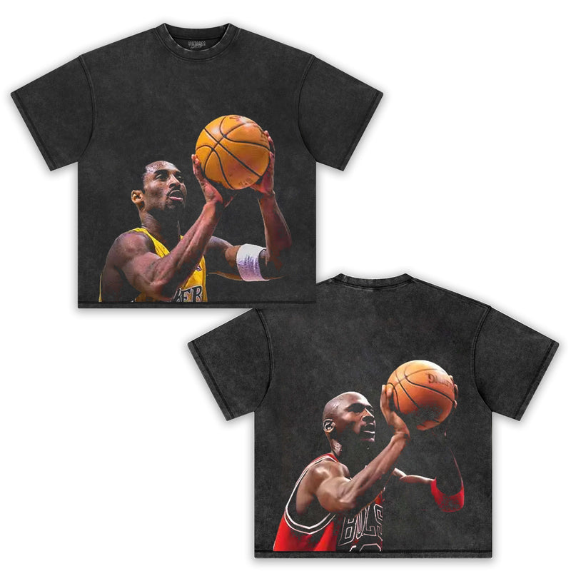 Vintage -tee Jordan ja Kobe
