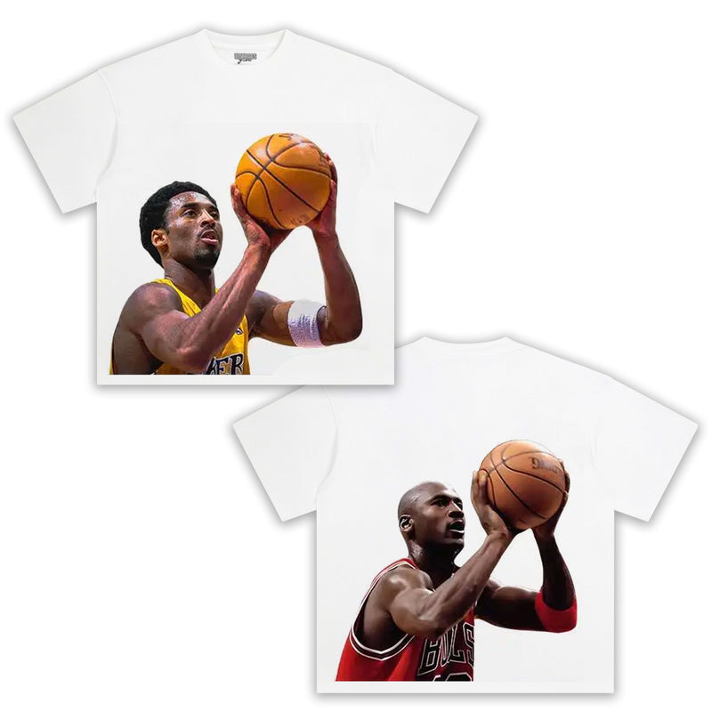 Vintage -tee Jordan ja Kobe