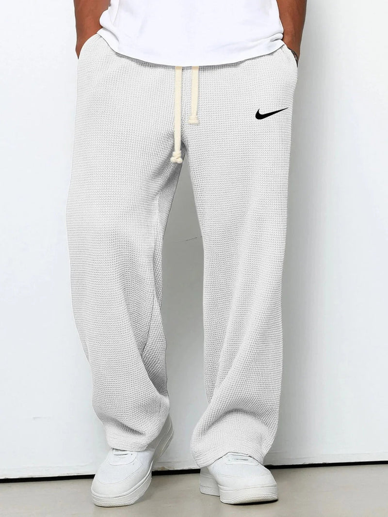 Men's Spring And Autumn Casual Sports Textured Trousers