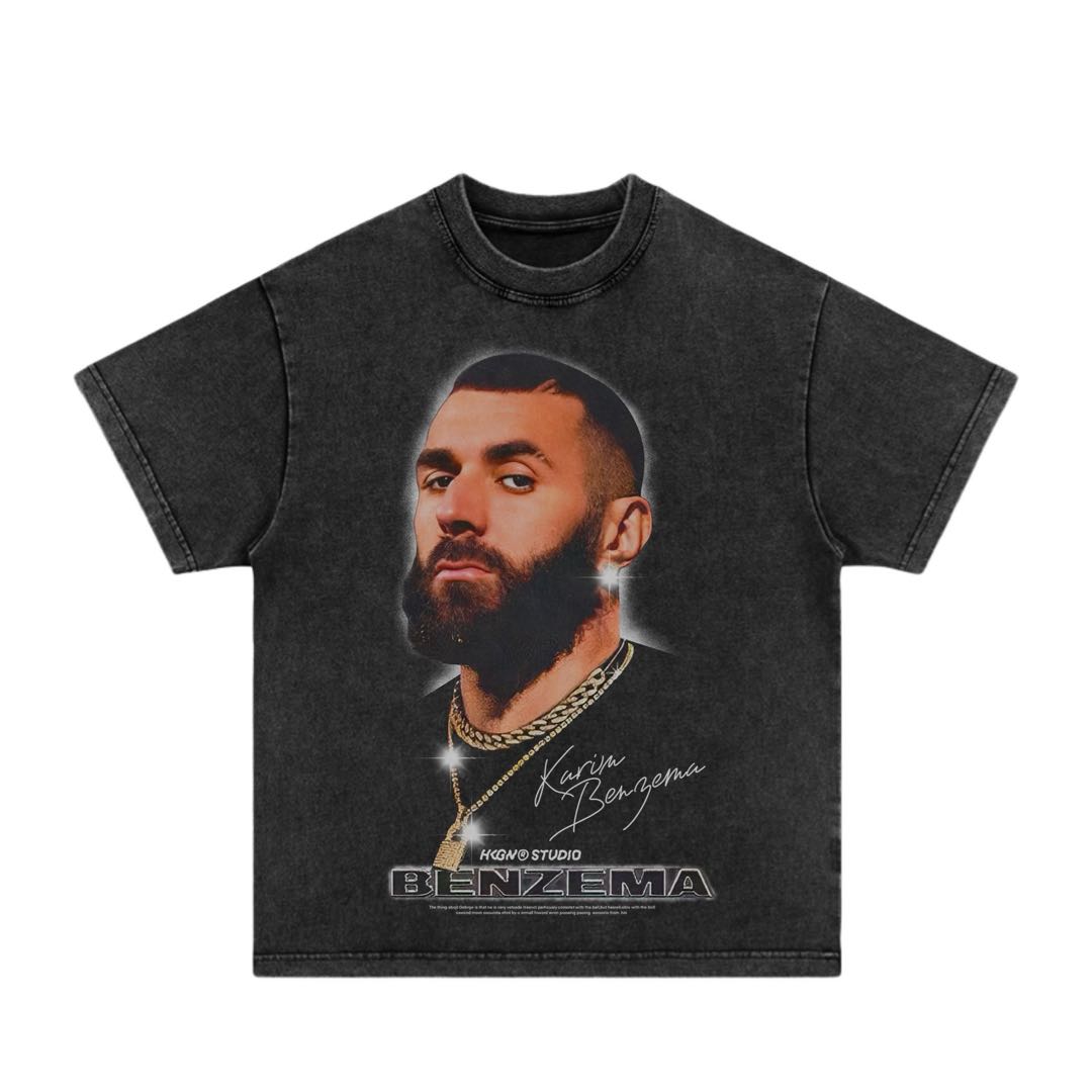 Karim Benzema New-TEE-FACE-Football