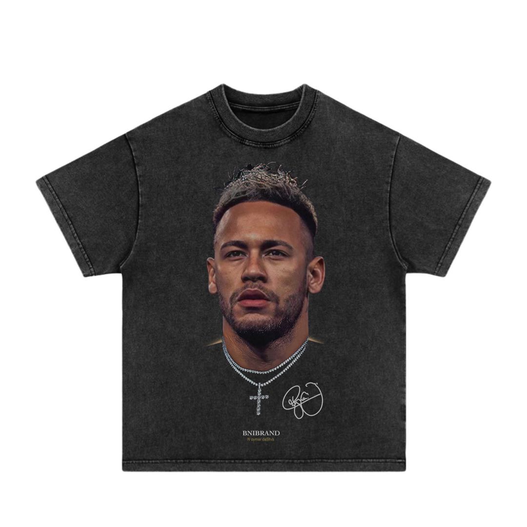 Neymar da Silva New-TEE-FACE-Football