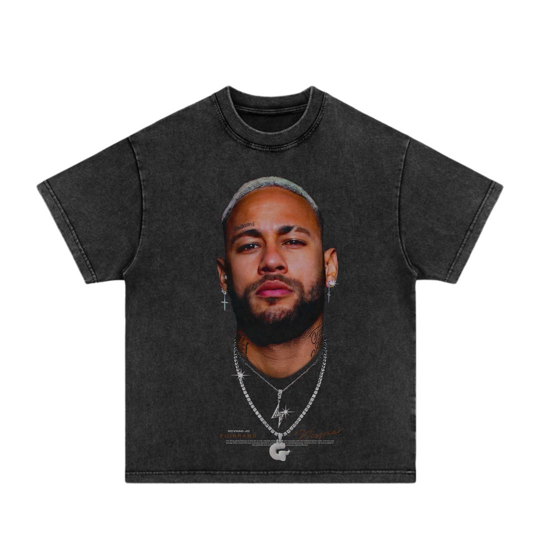 Neymar da Silva New-TEE-FACE-Football