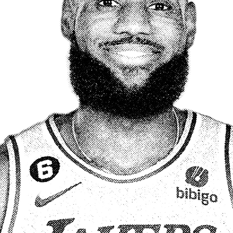 Lebron James White Tee