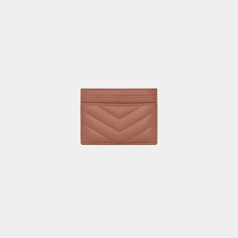علبة بطاقة C-M في محفظة Lambskin