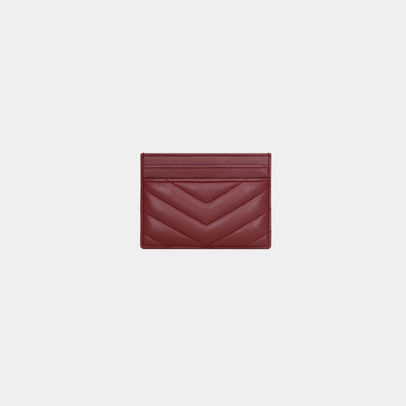 علبة بطاقة C-M في محفظة Lambskin