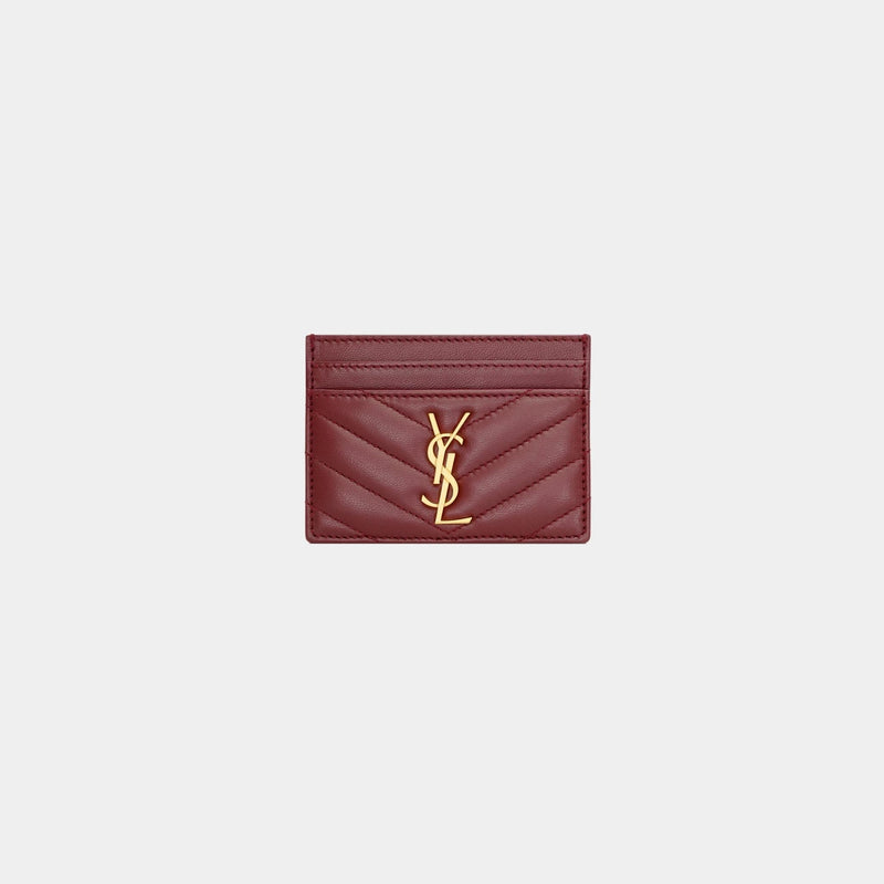 علبة بطاقة C-M في محفظة Lambskin
