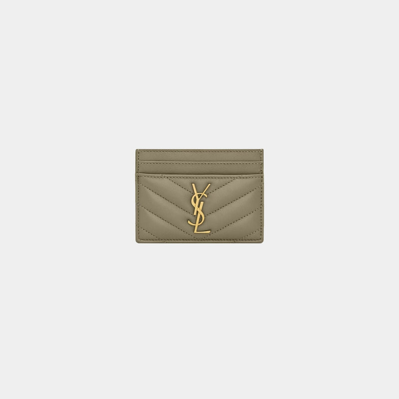 علبة بطاقة C-M في محفظة Lambskin