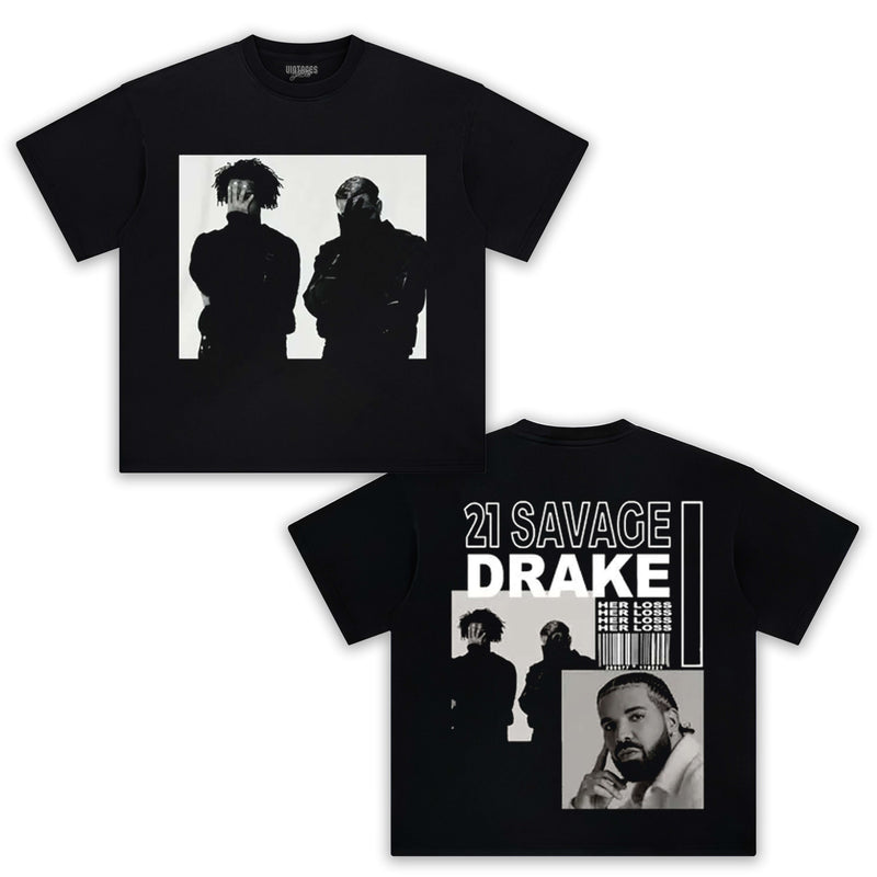 21 SAVAGE & DRAKE TEE 1.0