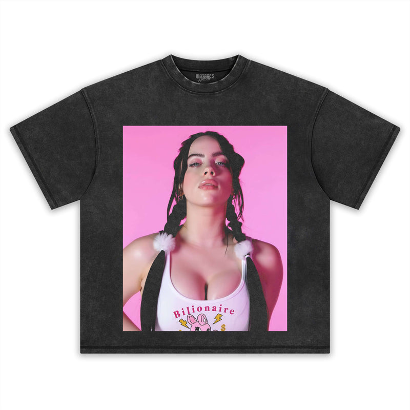 BILLY EILISH PINK TEE