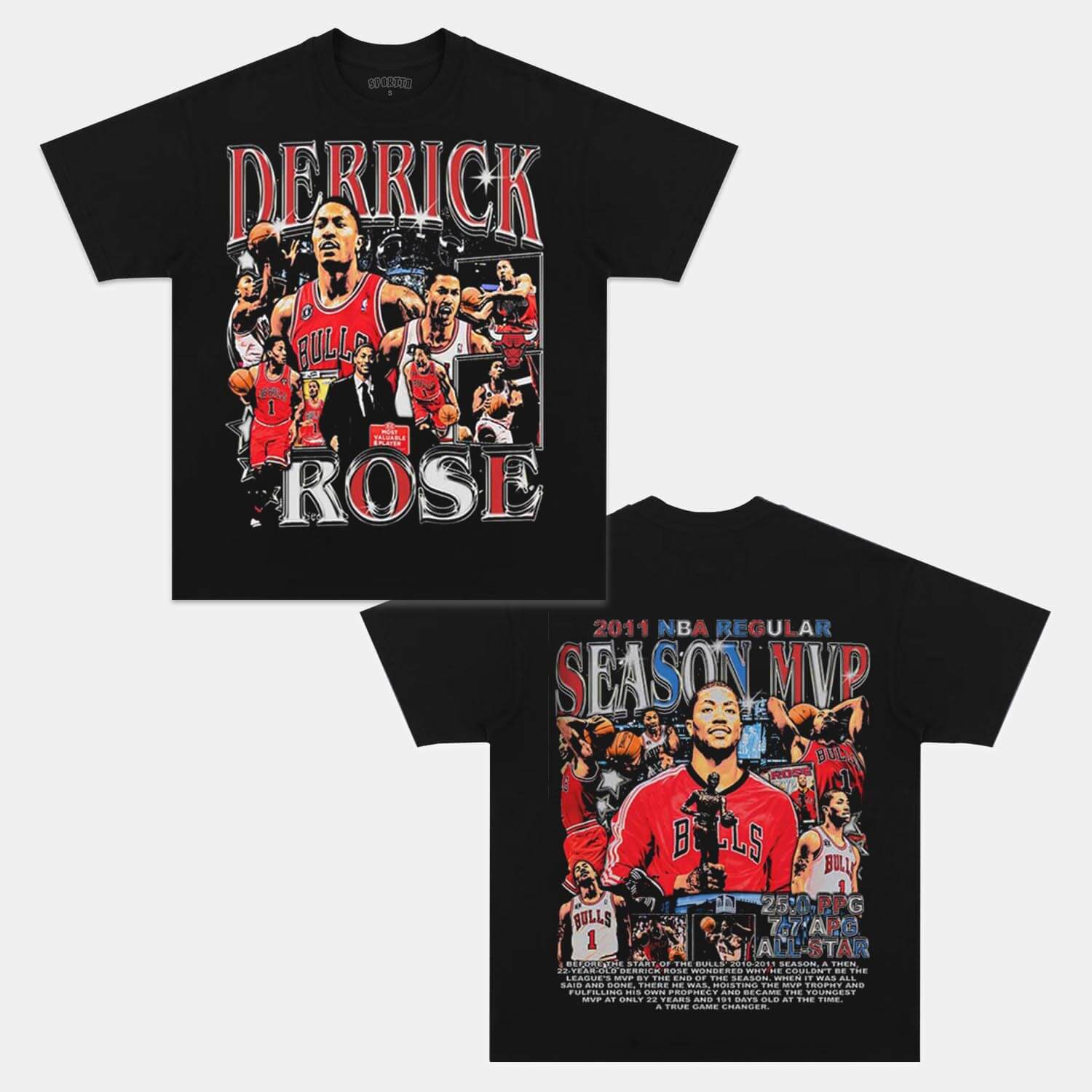Derrick Rose vintage TEE 7.0