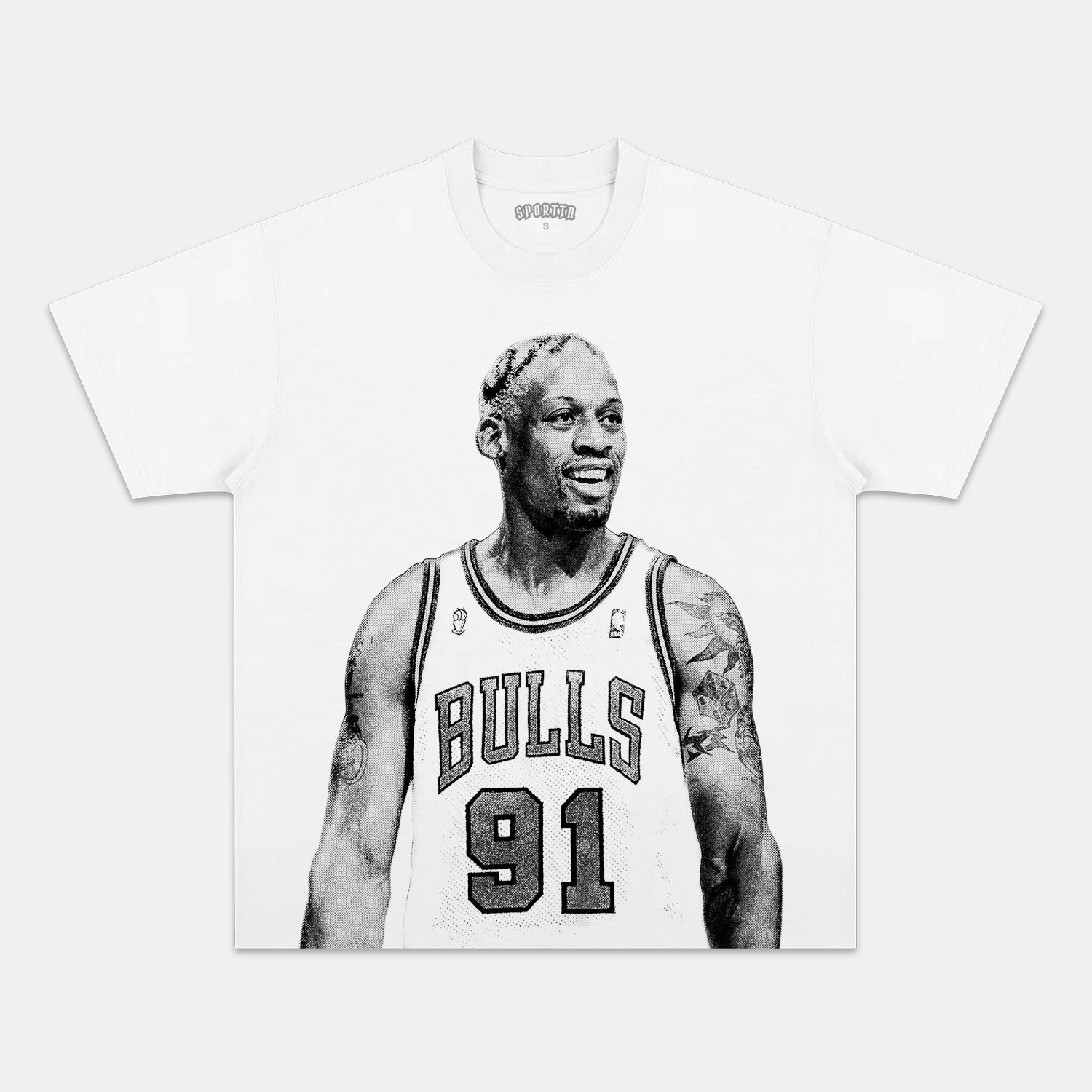 Dennis Rodman White Tee