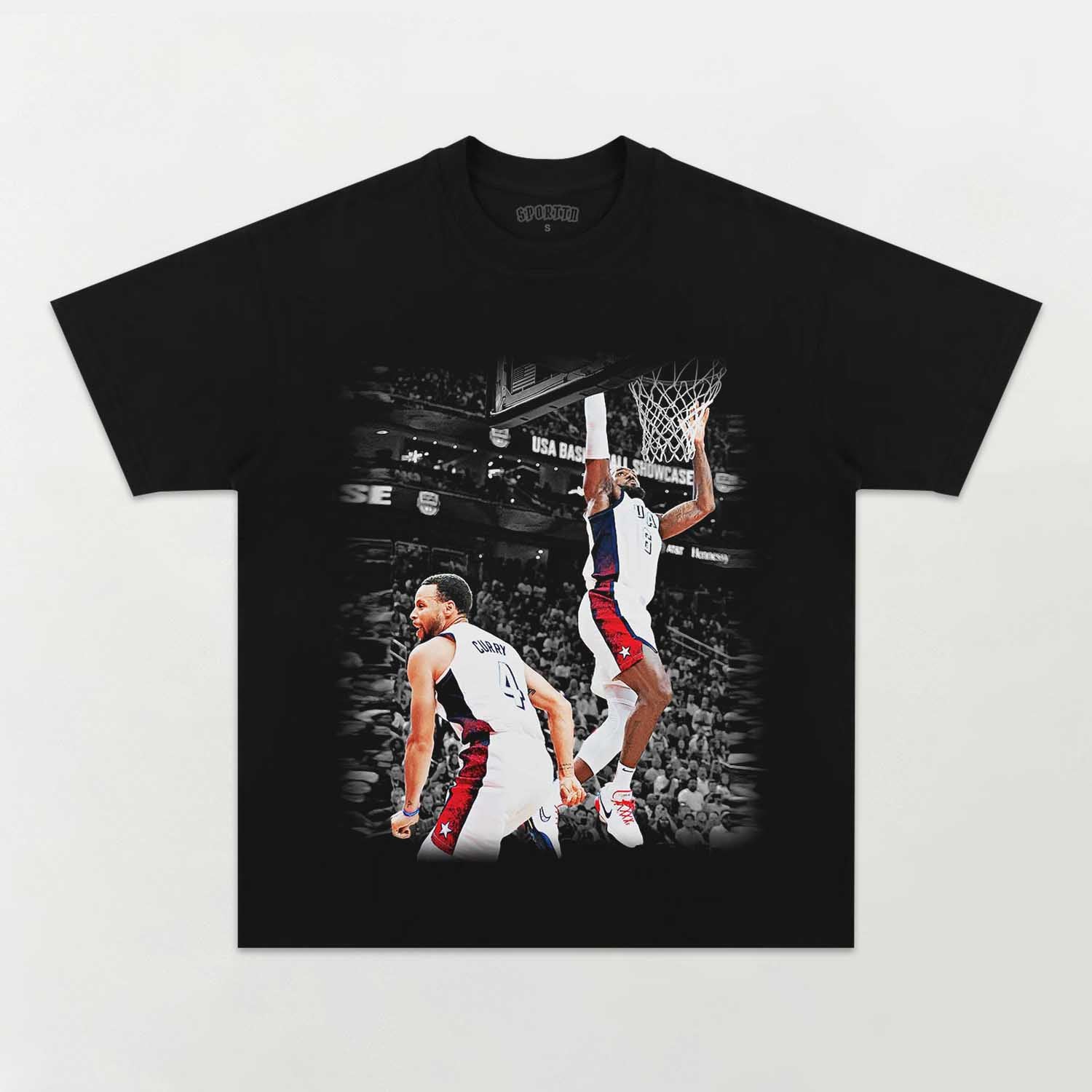 LeBron James ja Stephen Curry Tee 2k
