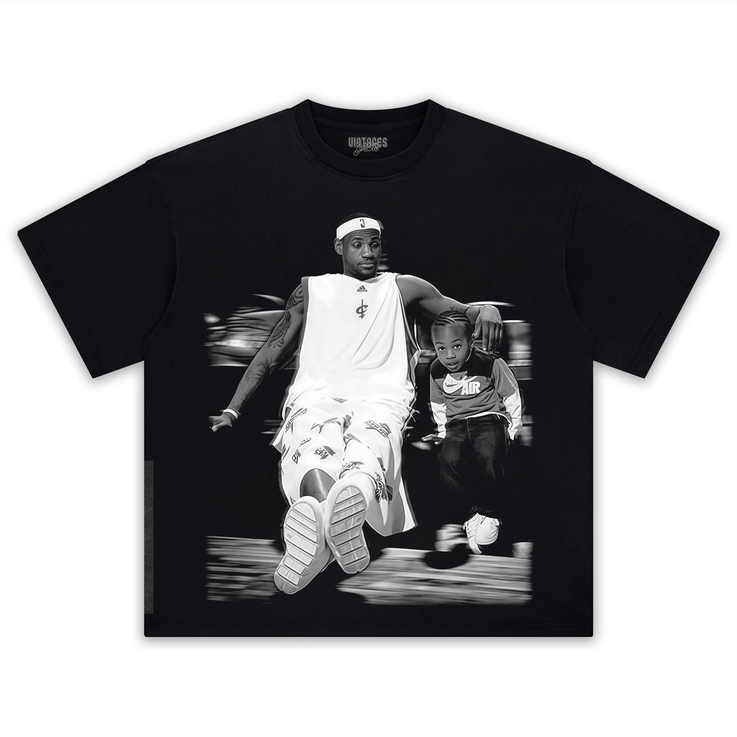LEBRON JAMES& BROONY 3V T-PAITA