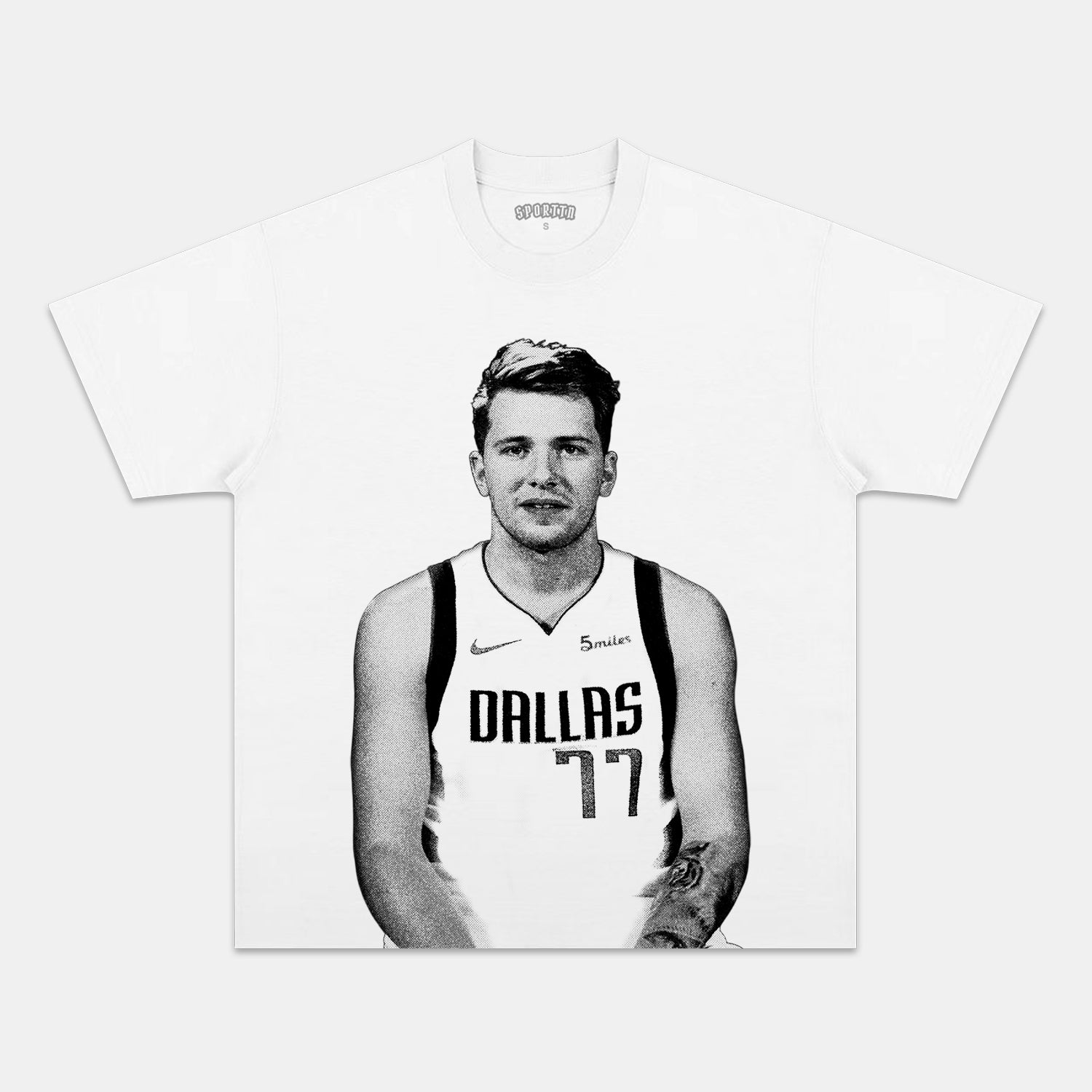 Luka Doncic White Tee