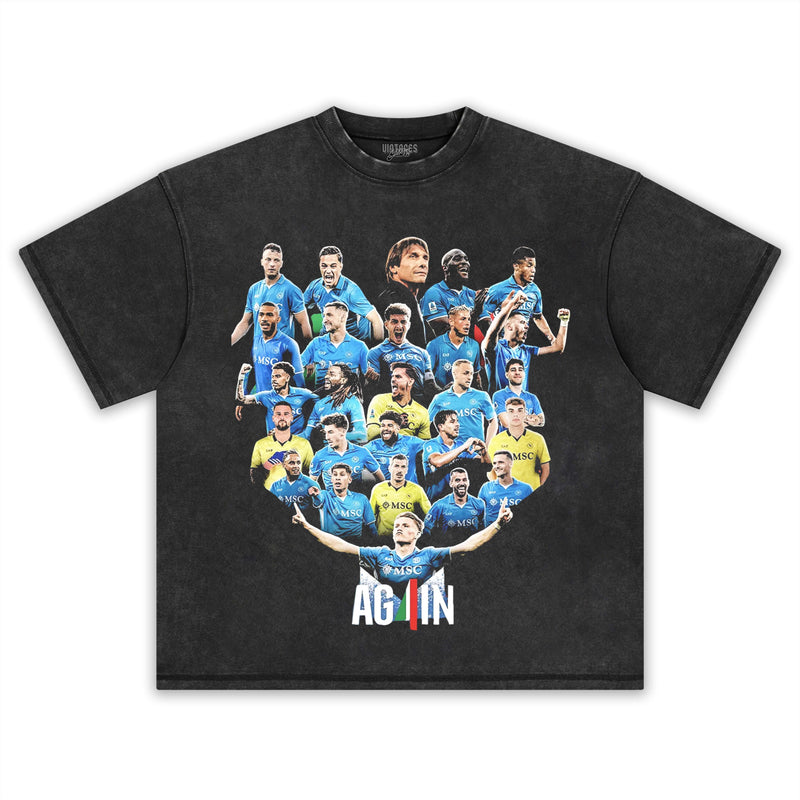 NAPOLI WIN 4TH SERIE A TITLE TEE V3