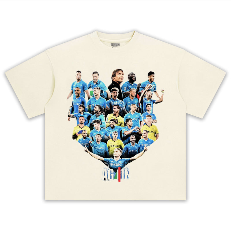 NAPOLI WIN 4TH SERIE A TITLE TEE V3
