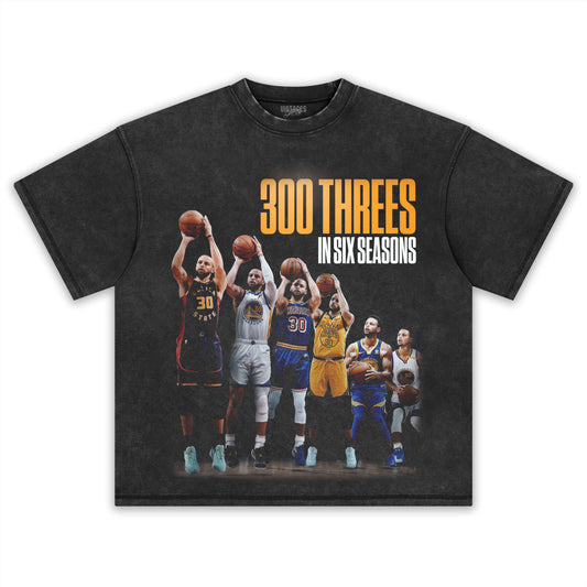 Stephen Curry 300 trojice InsixSasons Tee