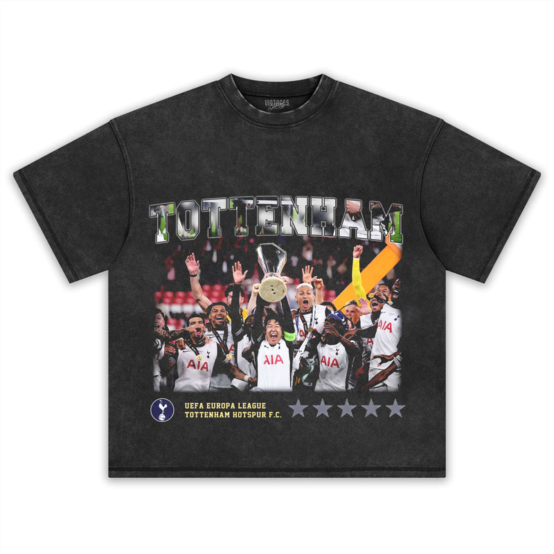 TOTTENHAM WIN THE EUROPA LEAGUE V4 TEE