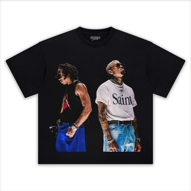 TYLA YAWEH & CHRIS BROWN TEE