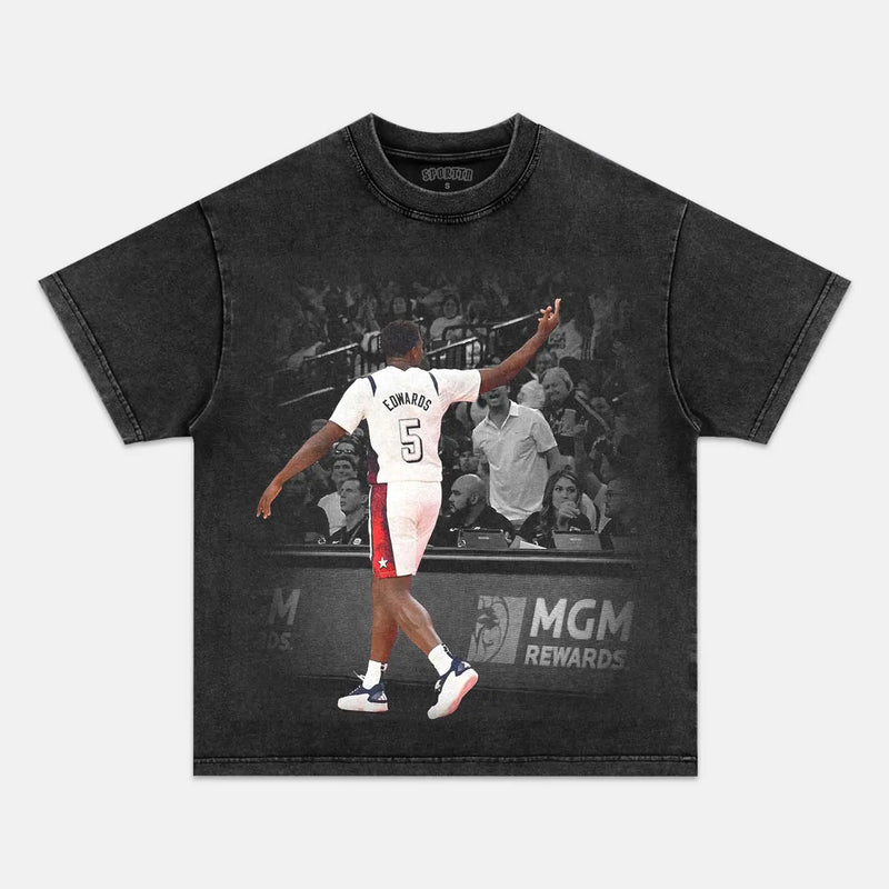 USA TEAM-ANTHONY EDWARDS VINTAGE TEE