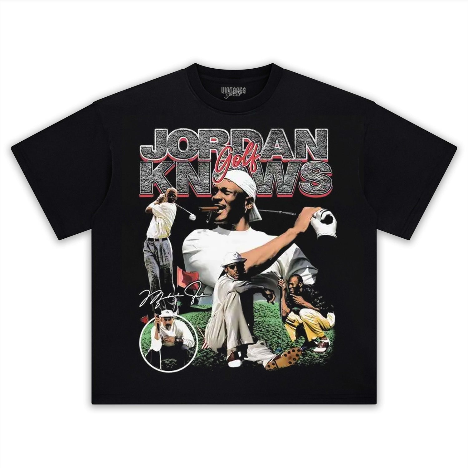 Vintage Tee Jordan zná golf
