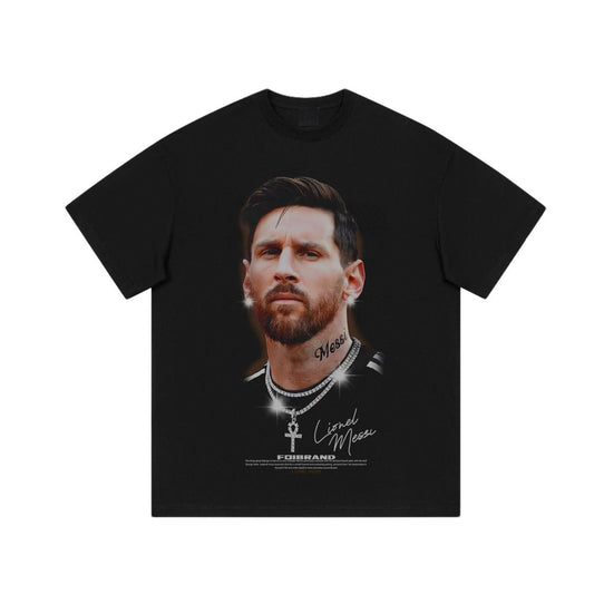 Lionel Messi New-Tee-Face-Football