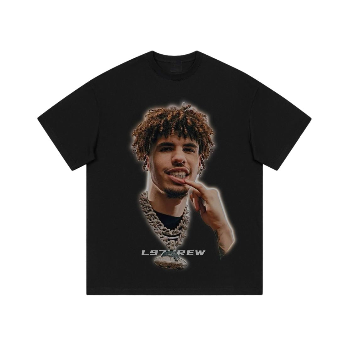 Lamelo Ball New-Tee-Face-NBA