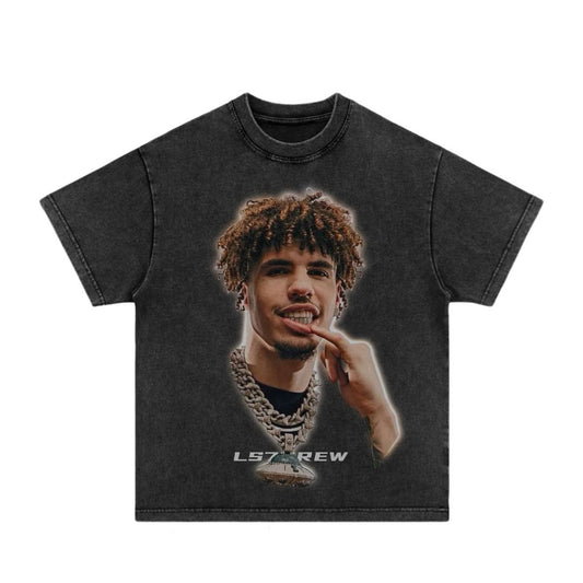 Lamelo Ball New-Tee-Face-NBA