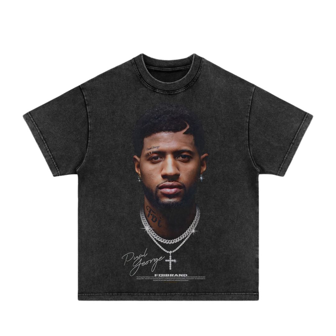 Paul George New-Tee-Face-NBA