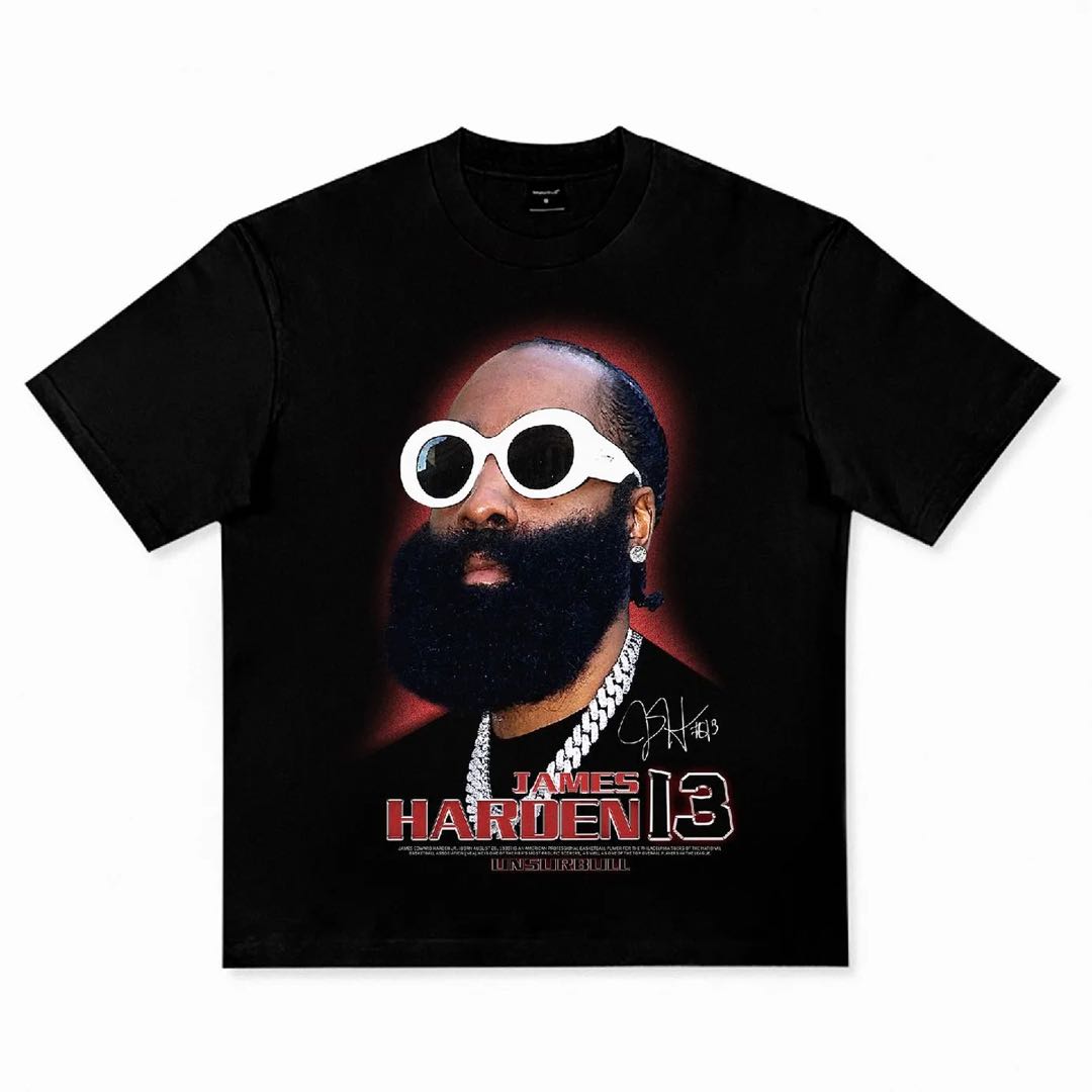 James Harden New-Tee-Face-NBA 2025