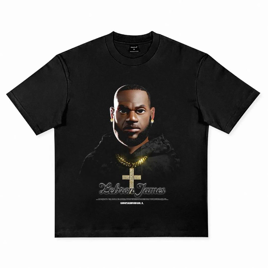 LeBron James New-Tee-Face-NBA 2025