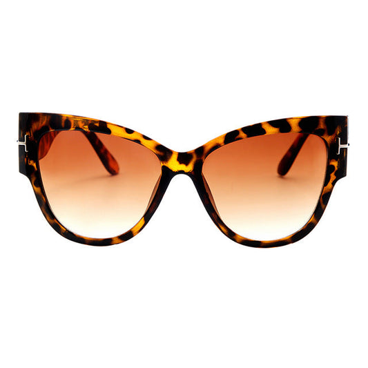 New Fashion Brand Designer Tom Cat Eye Sunglasses Women Oversized Frame Vintage Sun Glasses oculos de sol UV400