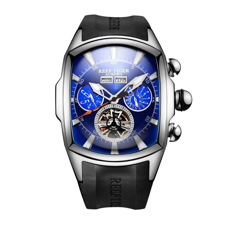 Montre phare de luxe à tourbillon Sapphire Wave